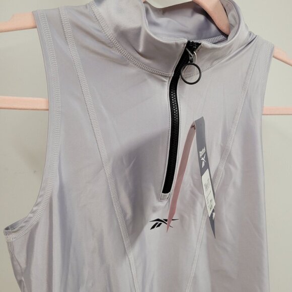 Reebok  Crop Zip Tank - Picture 2 of 5